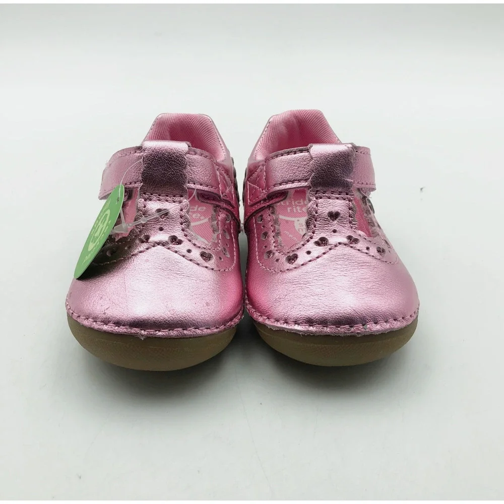 Stride Rite Girls Adira Flat Size 3 Pink Fuchsia Toddler Shoe Mary Jane NIB